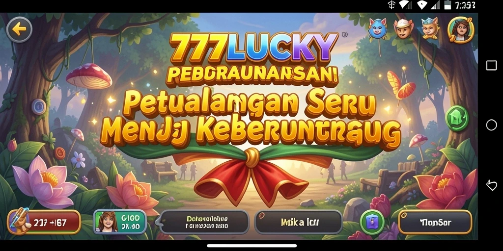 Tampilan menarik dari gameplay petualangan 777LUCKY.
