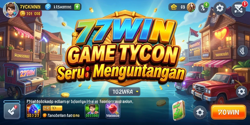 Menggambarkan aksi seru dalam gameplay Tycoon di 77WIN.