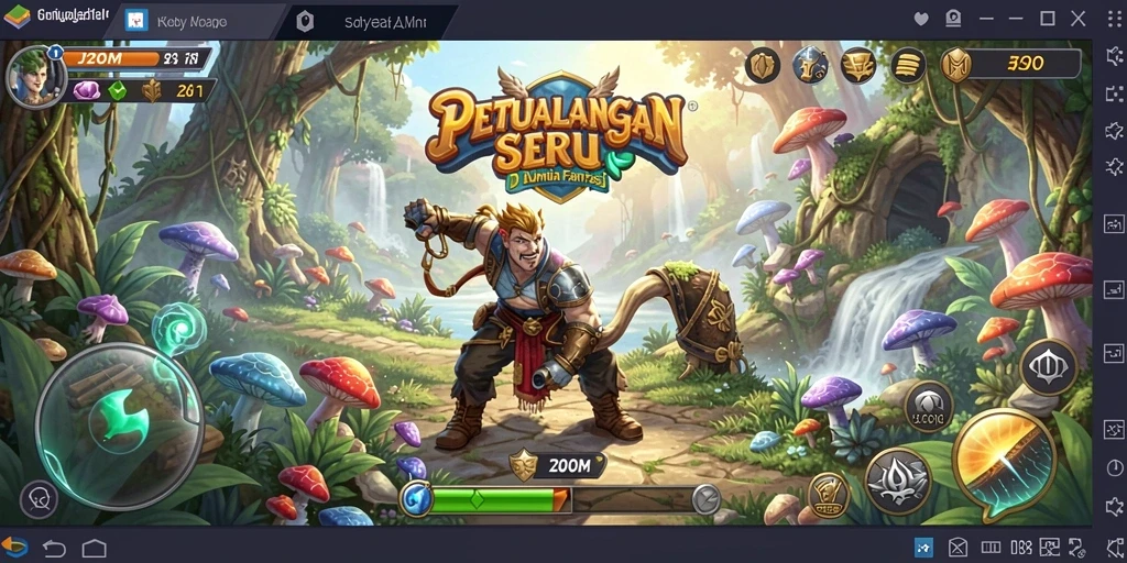 Tangkapan layar gameplay J200M yang menampilkan petualangan seru yang menunggu untuk dijelajahi.