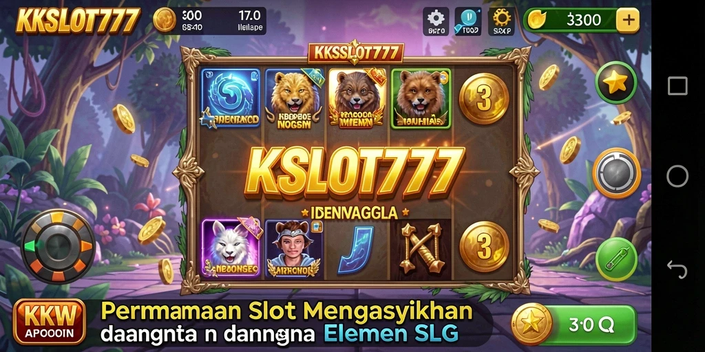 Menampilkan gameplay seru dari KKSLOT777 dengan elemen SLG yang menarik.