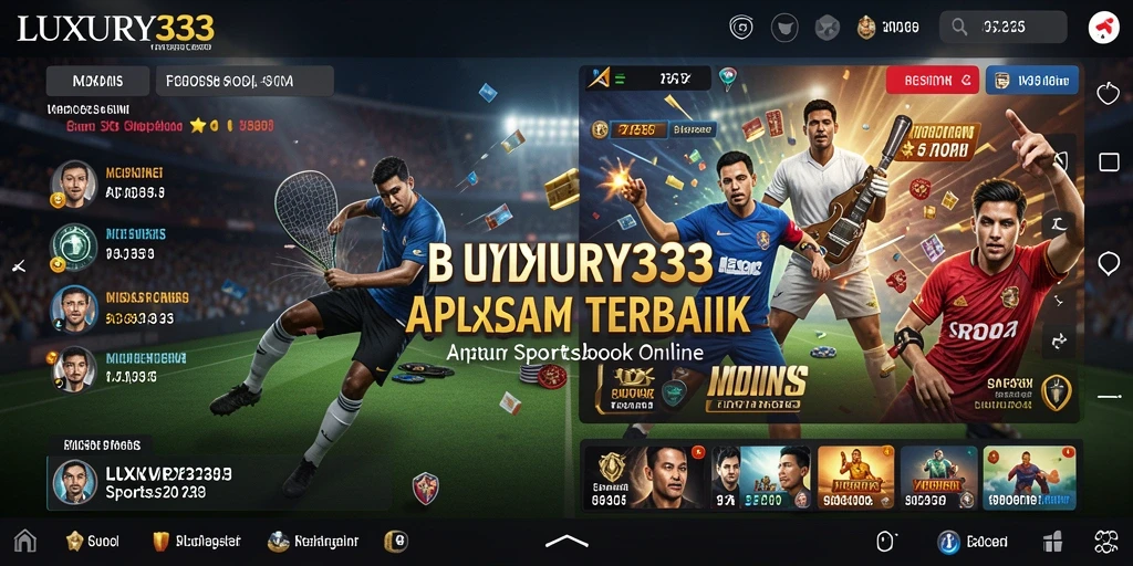 Tampilan fitur taruhan langsung pada LUXURY333.